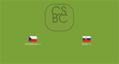 Desktop Screenshot of csbc.cz